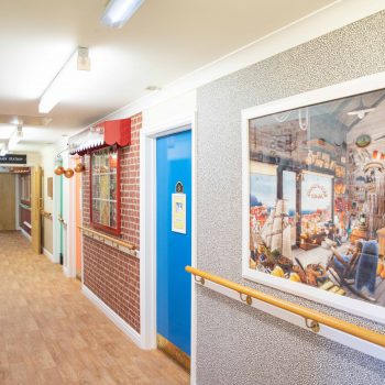 nursing home corridor